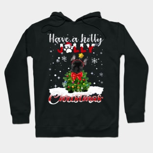 French Bulldog Have A Holly Jolly C hristmas Hoodie